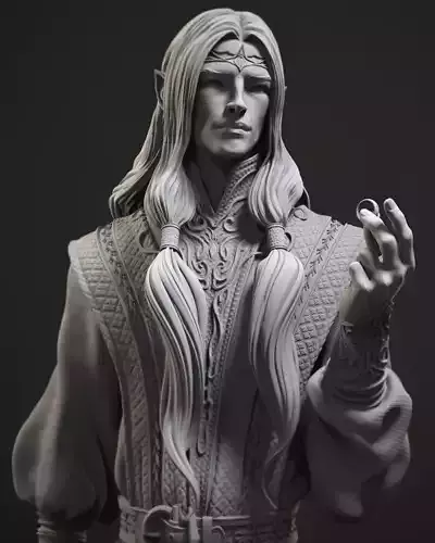 Sauron 3D Print lord of rings statue 3D print model