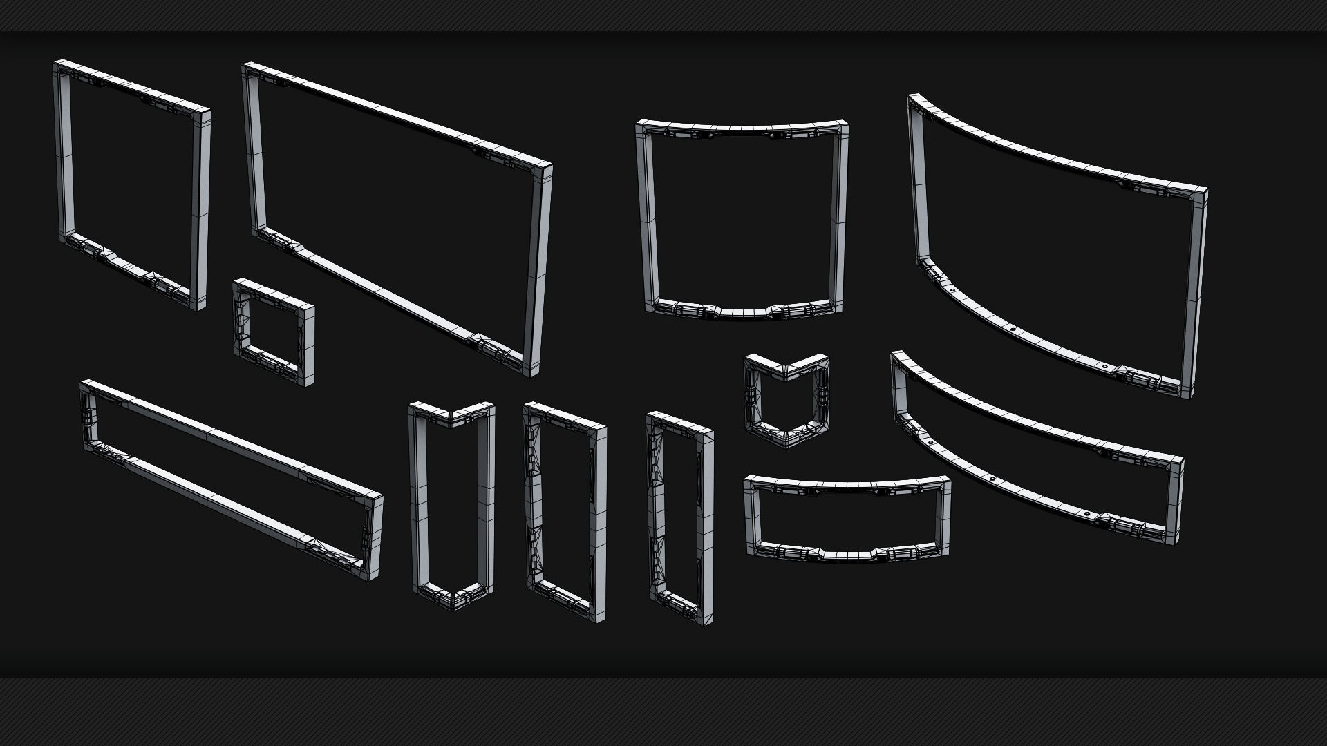 110 Sci-Fi Panels - KITBASH - VOL 07 3D model_20