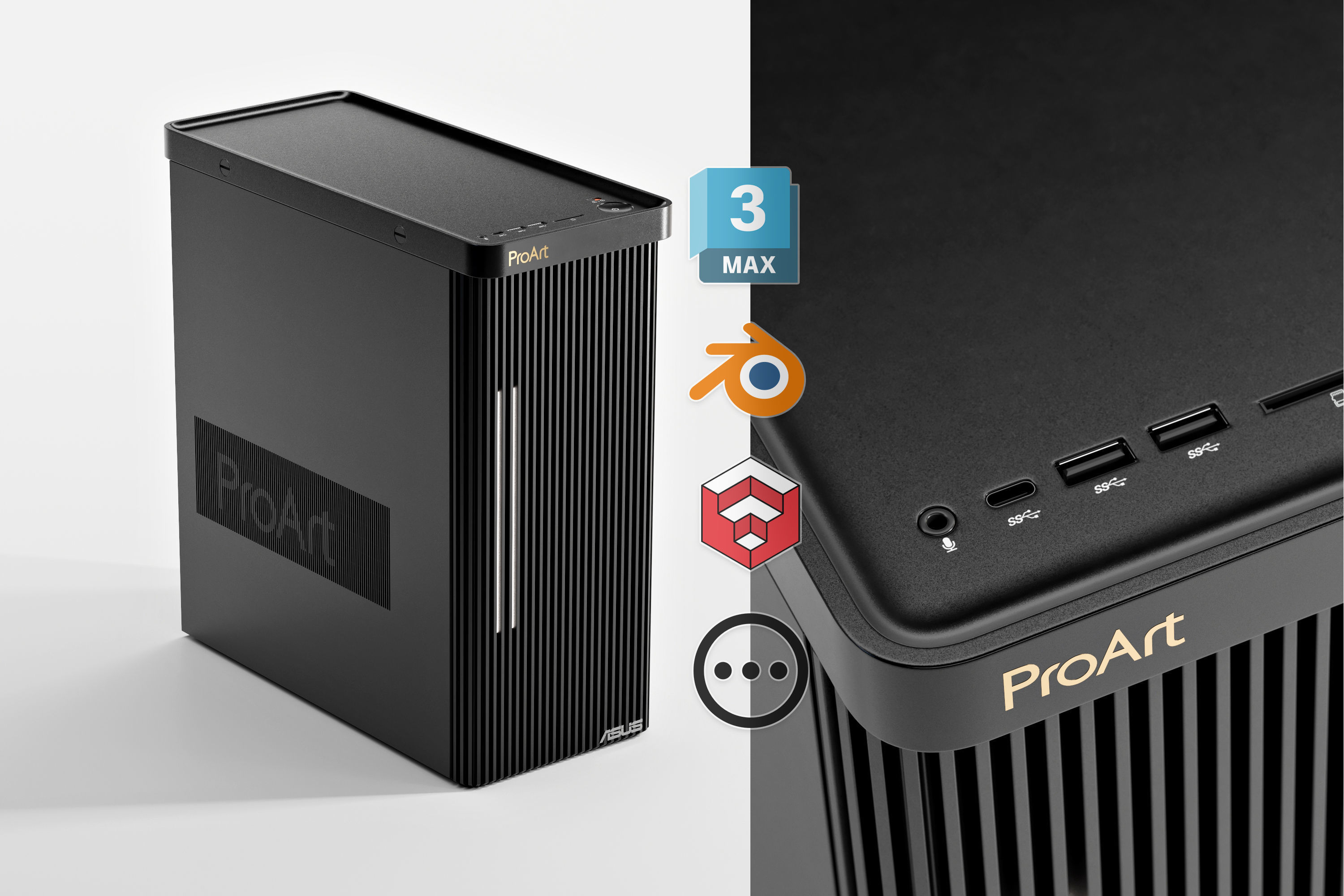 Asus ProArt Station PD5 - Workstation PC 3D model | CGTrader