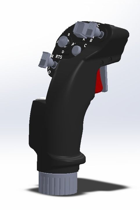 AH-64D Apache cyclic 3D printing model with electric componenets 3D print model_8