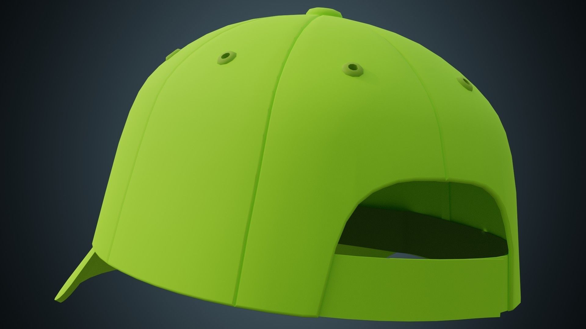 Baseball Cap 1 Basic 3D model_3