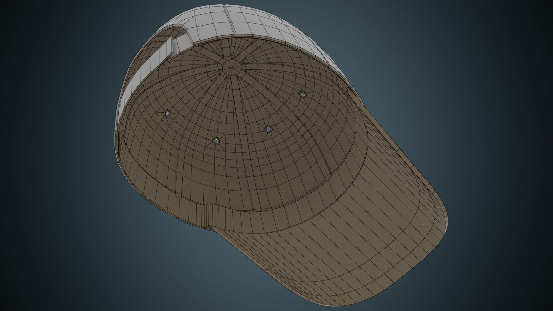 Baseball Cap 1 Basic 3D model_6