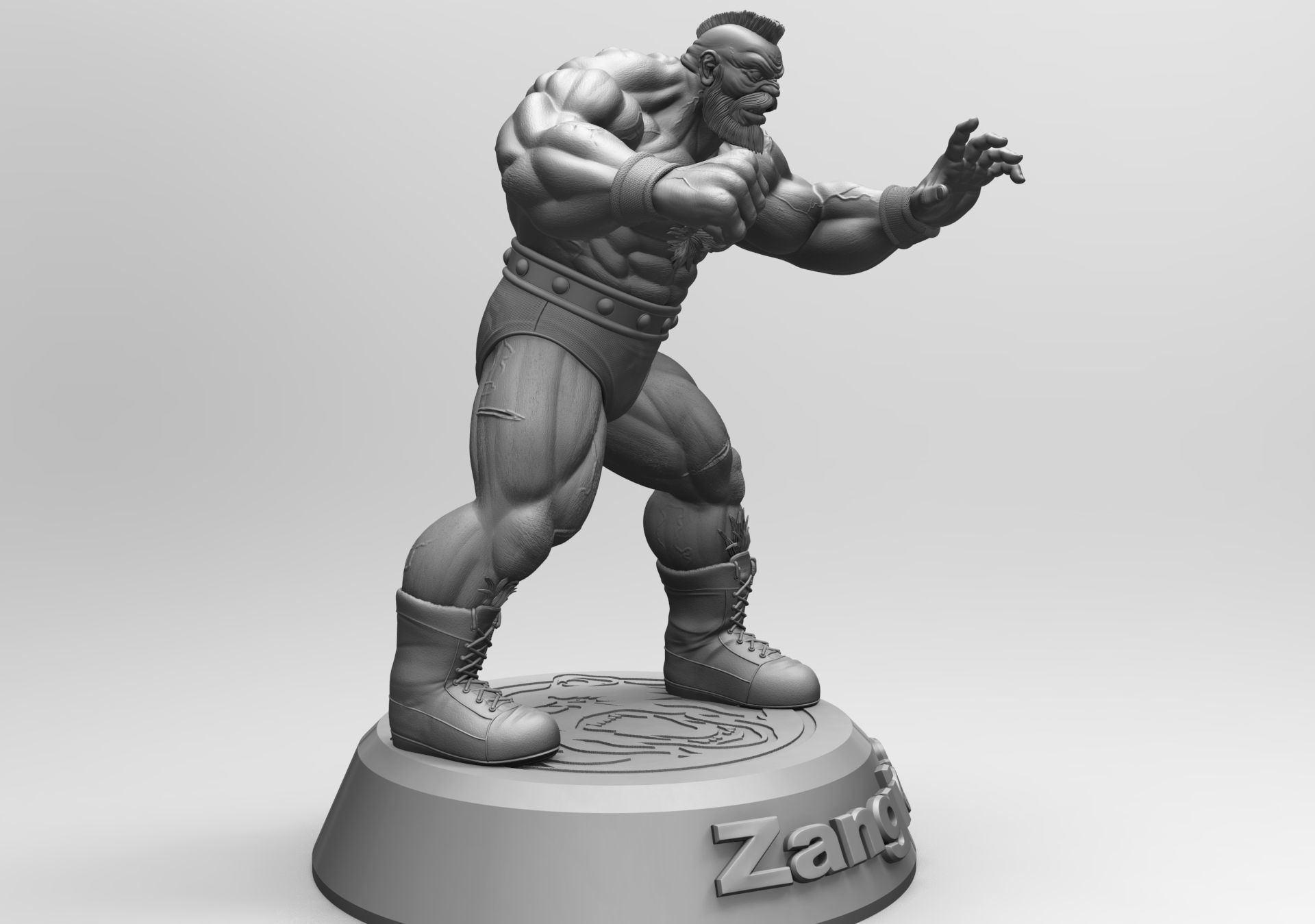 Street Fighter Zangief 3D print model_2
