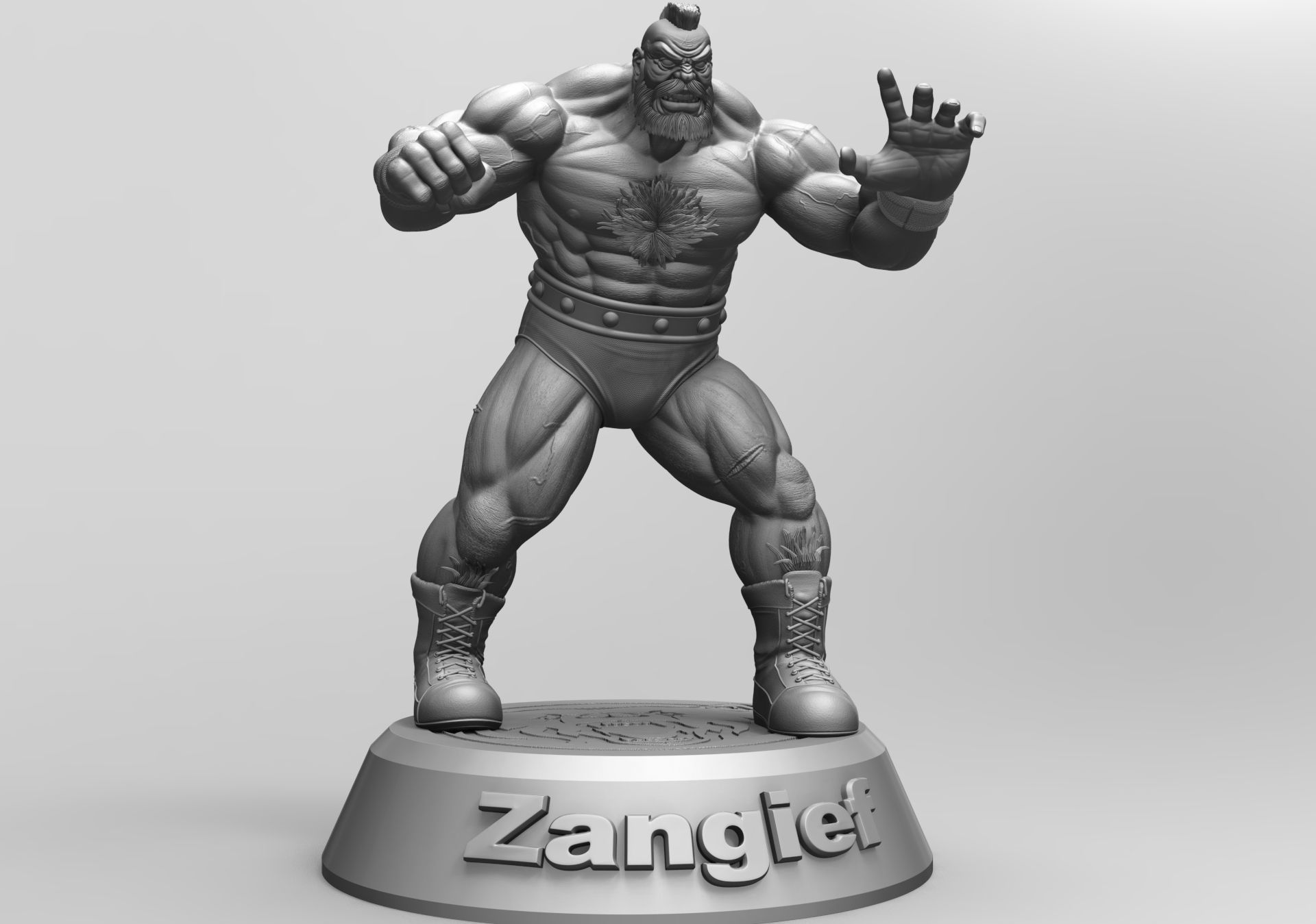 Street Fighter Zangief 3D print model_1