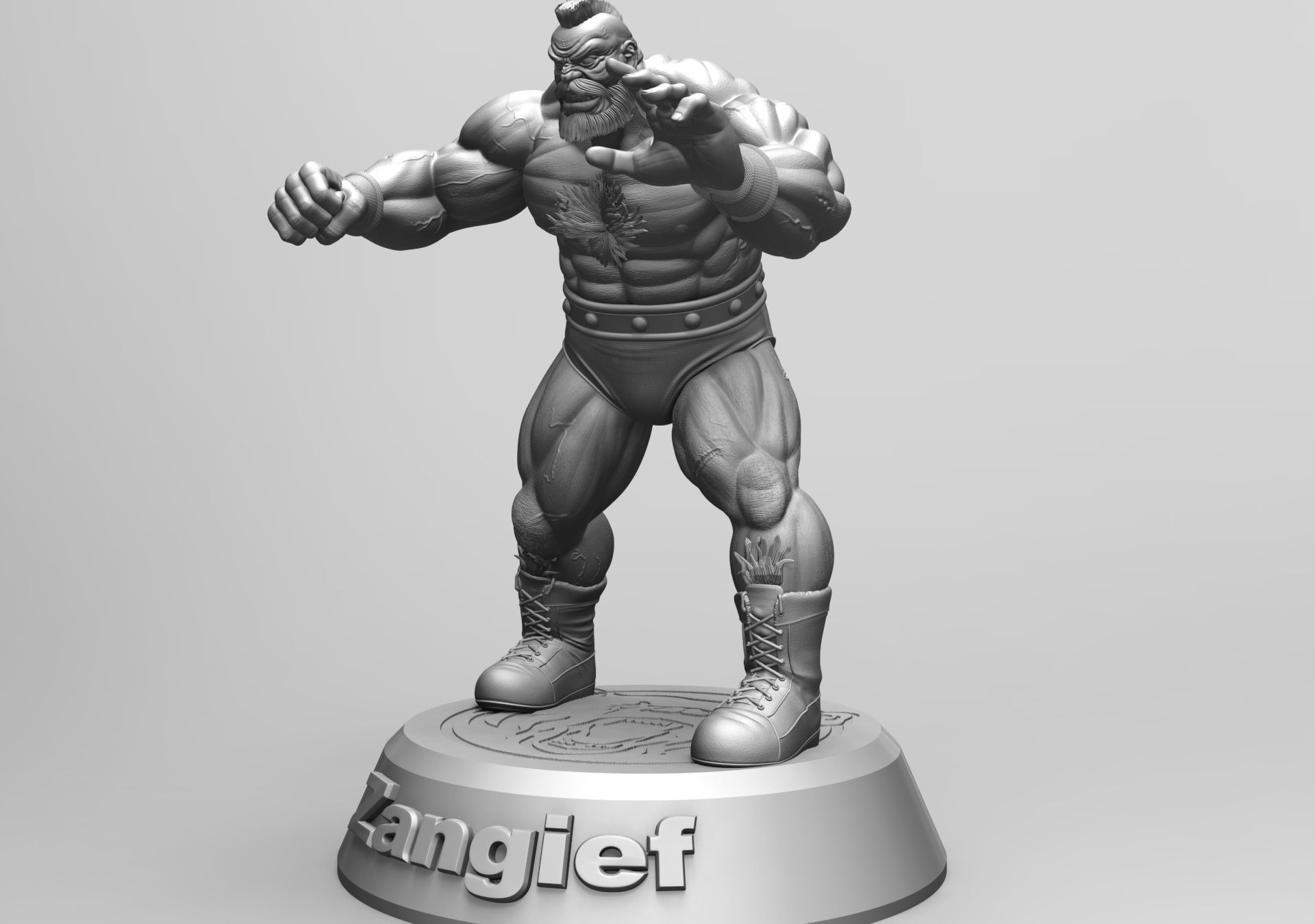 Street Fighter Zangief 3D print model_3