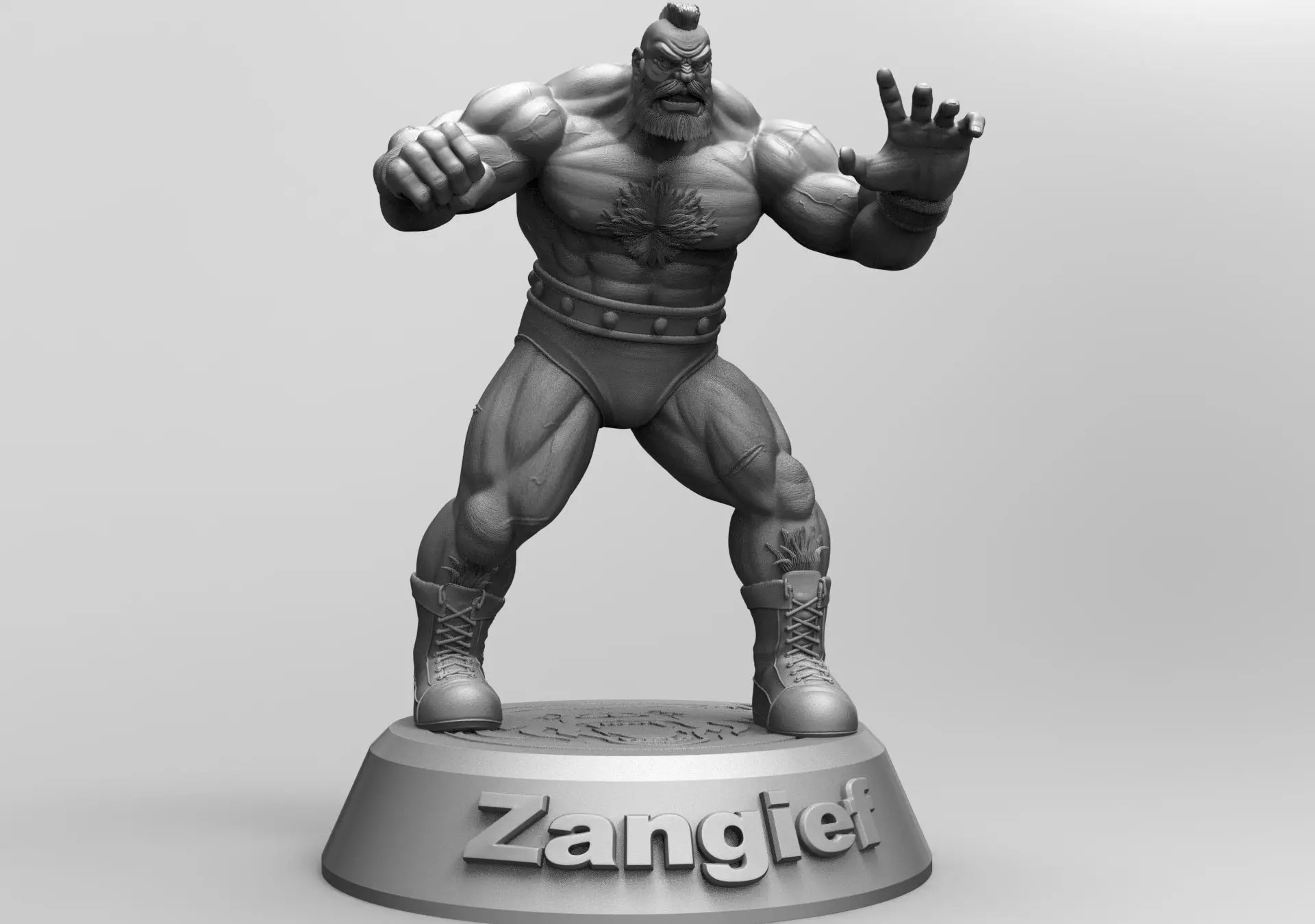 Street Fighter Zangief 3D print model_0