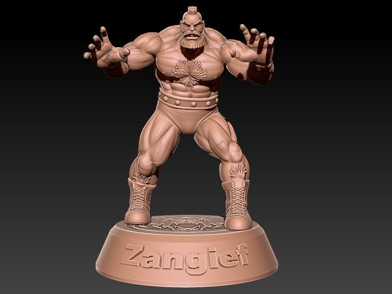 Street Fighter Zangief 3D print model_4
