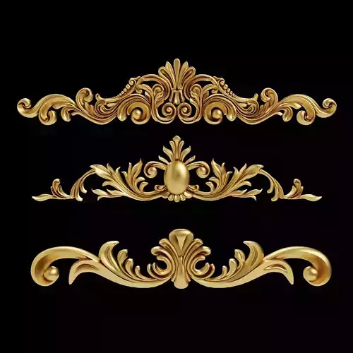 Carved Plaster Molding Decoration and Ornament pack02