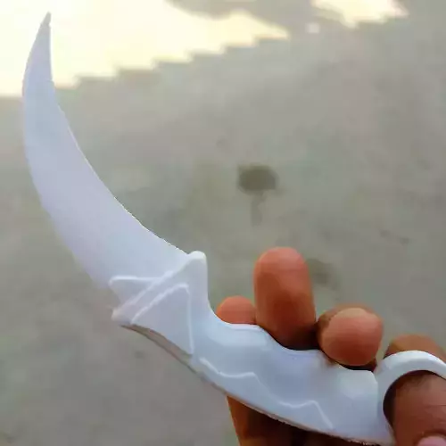 Print ready Karambit knife 3D print model