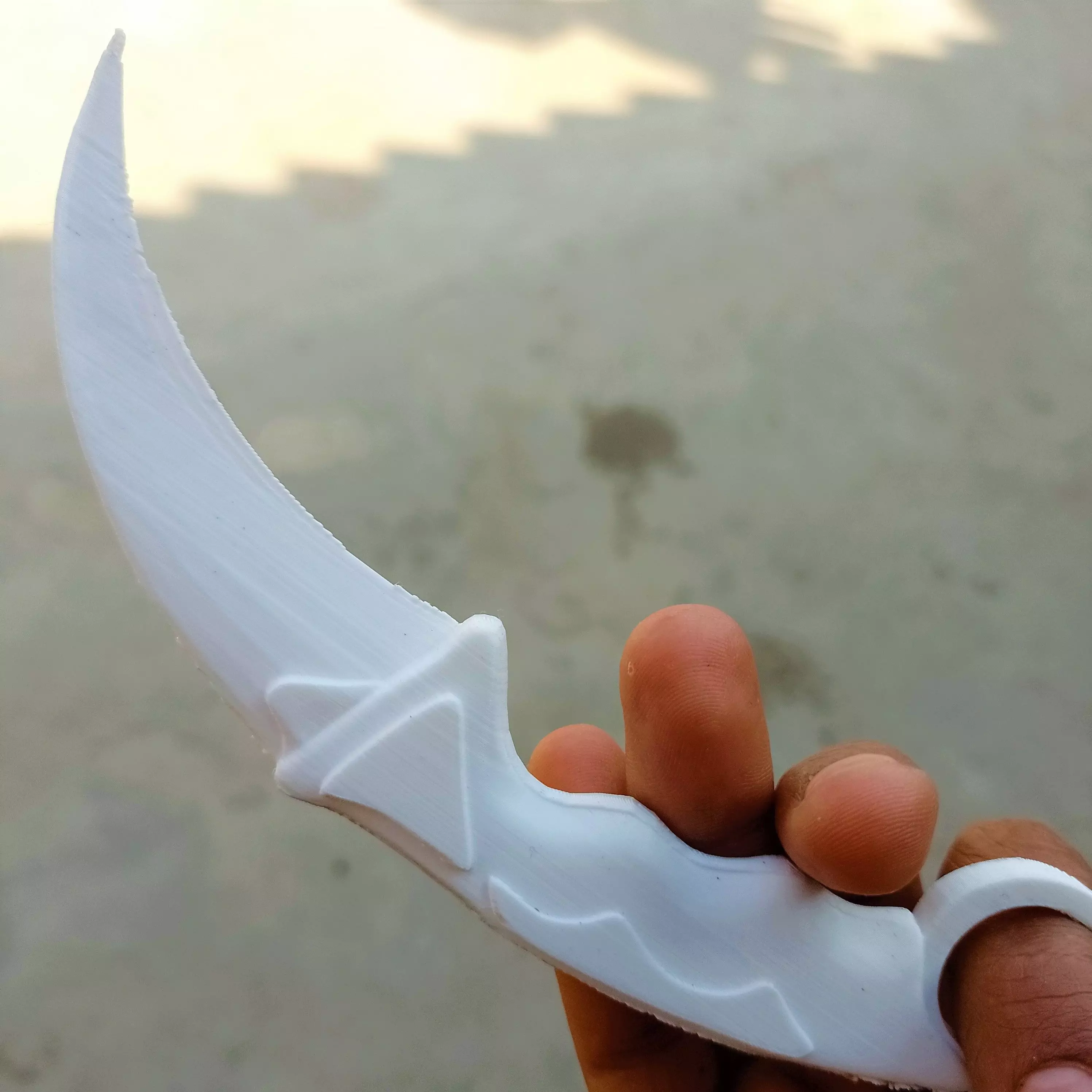 Print ready Karambit knife 3D print model_0