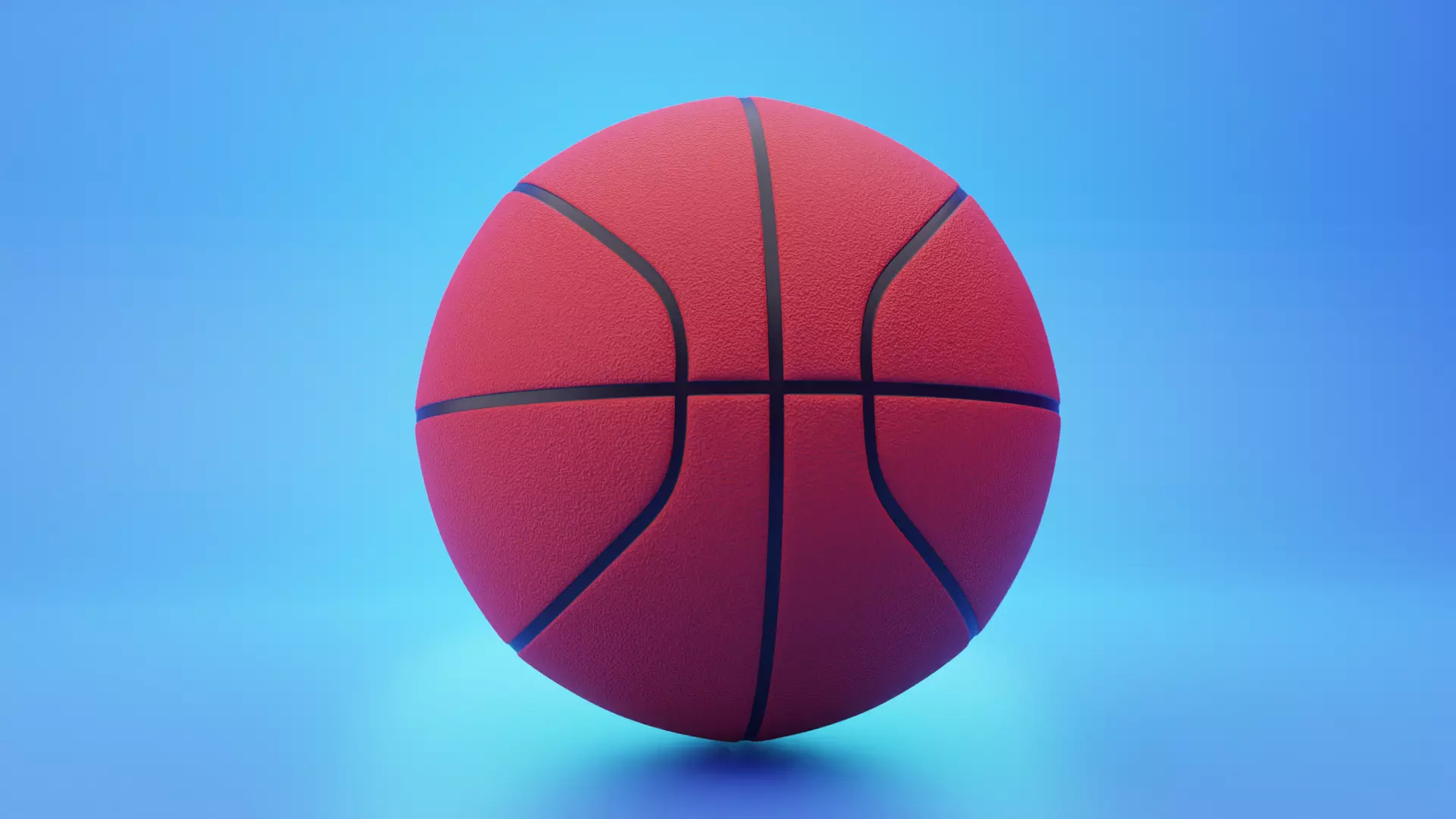 Basketball 3D Modeling Low-poly 3D model_0