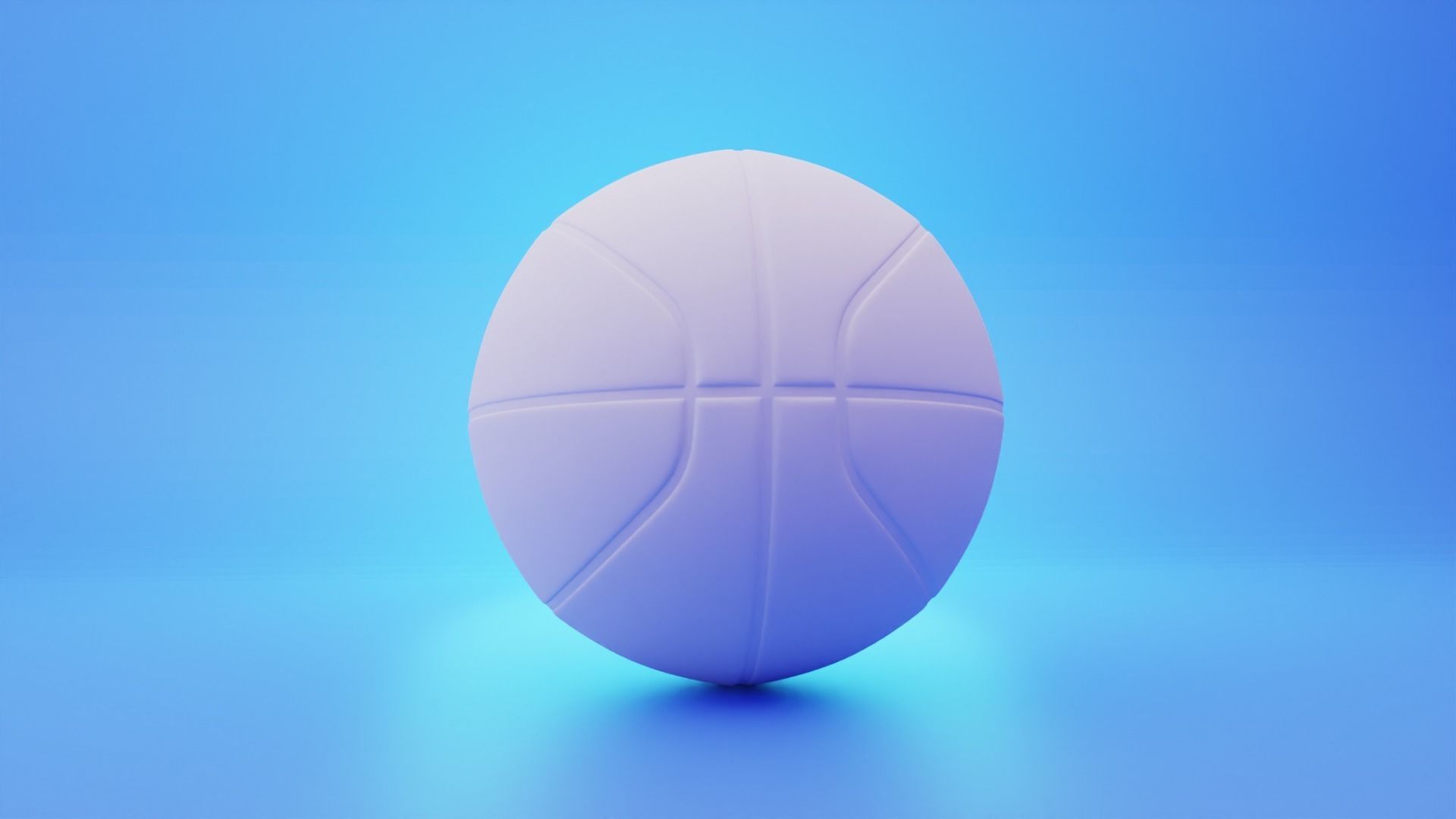 Basketball 3D Modeling Low-poly 3D model_5