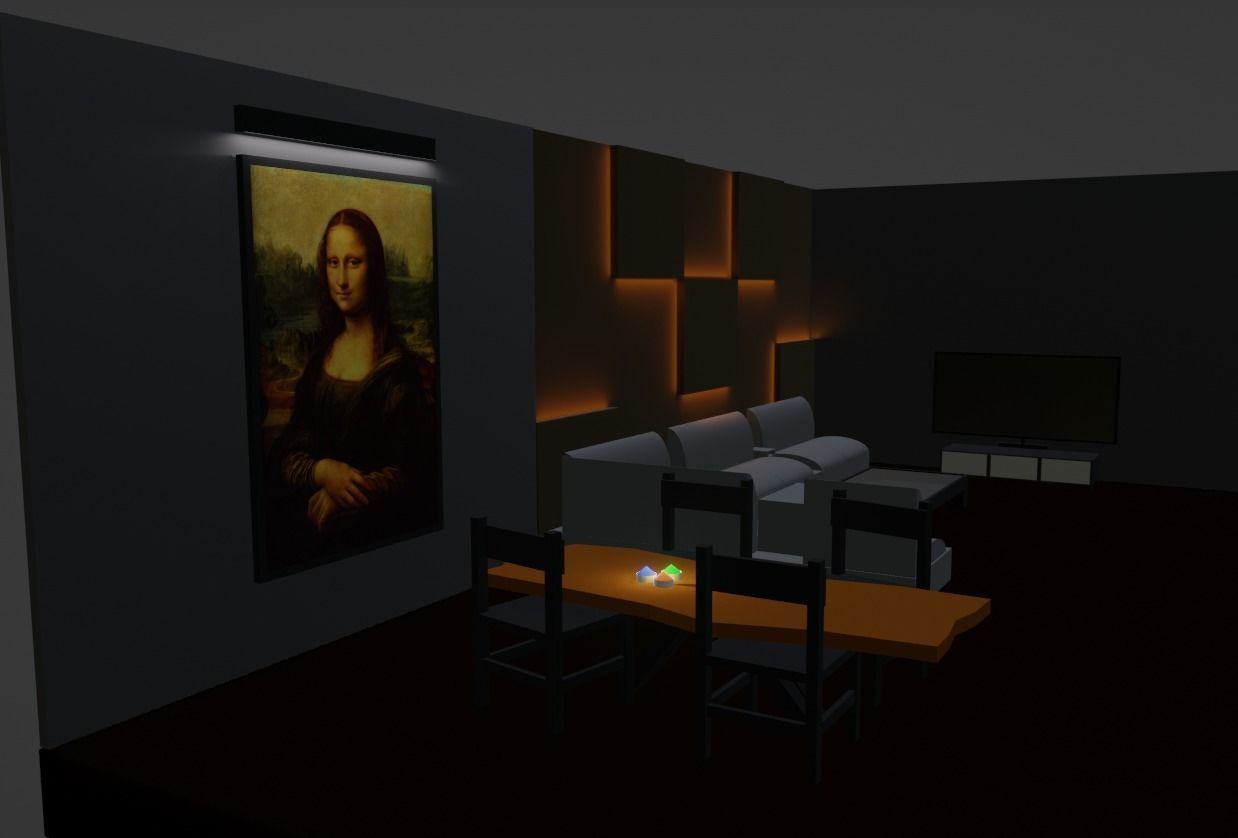 Room assets for Room design 3D model_5