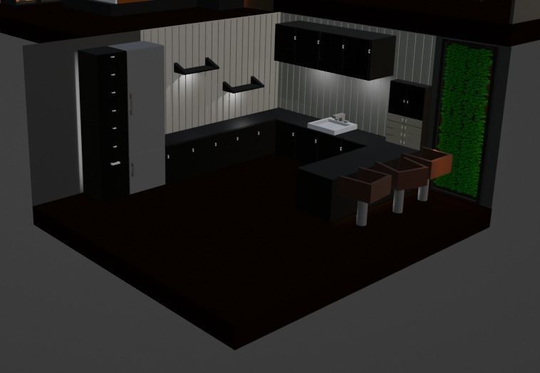 Room assets for Room design 3D model_4