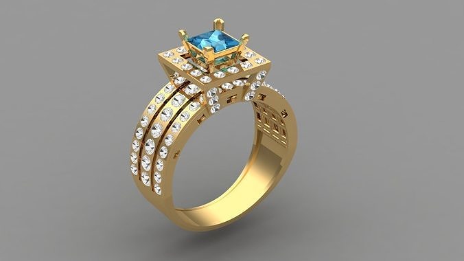 Princess Ring 3D print model