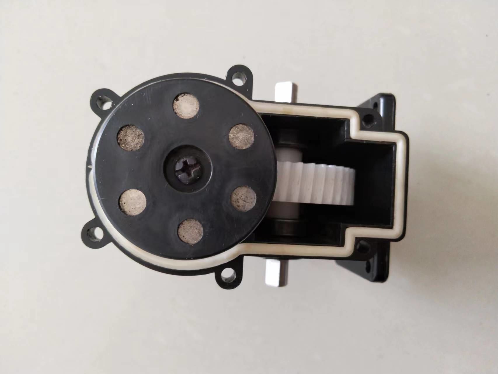 Non-contact single-stage worm gear reducer for 3d printing 3D print model_27