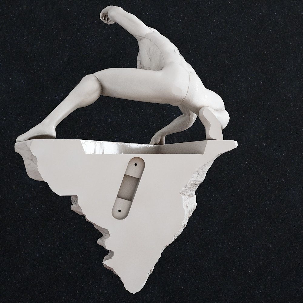 Spider man lamp 3D print model_3