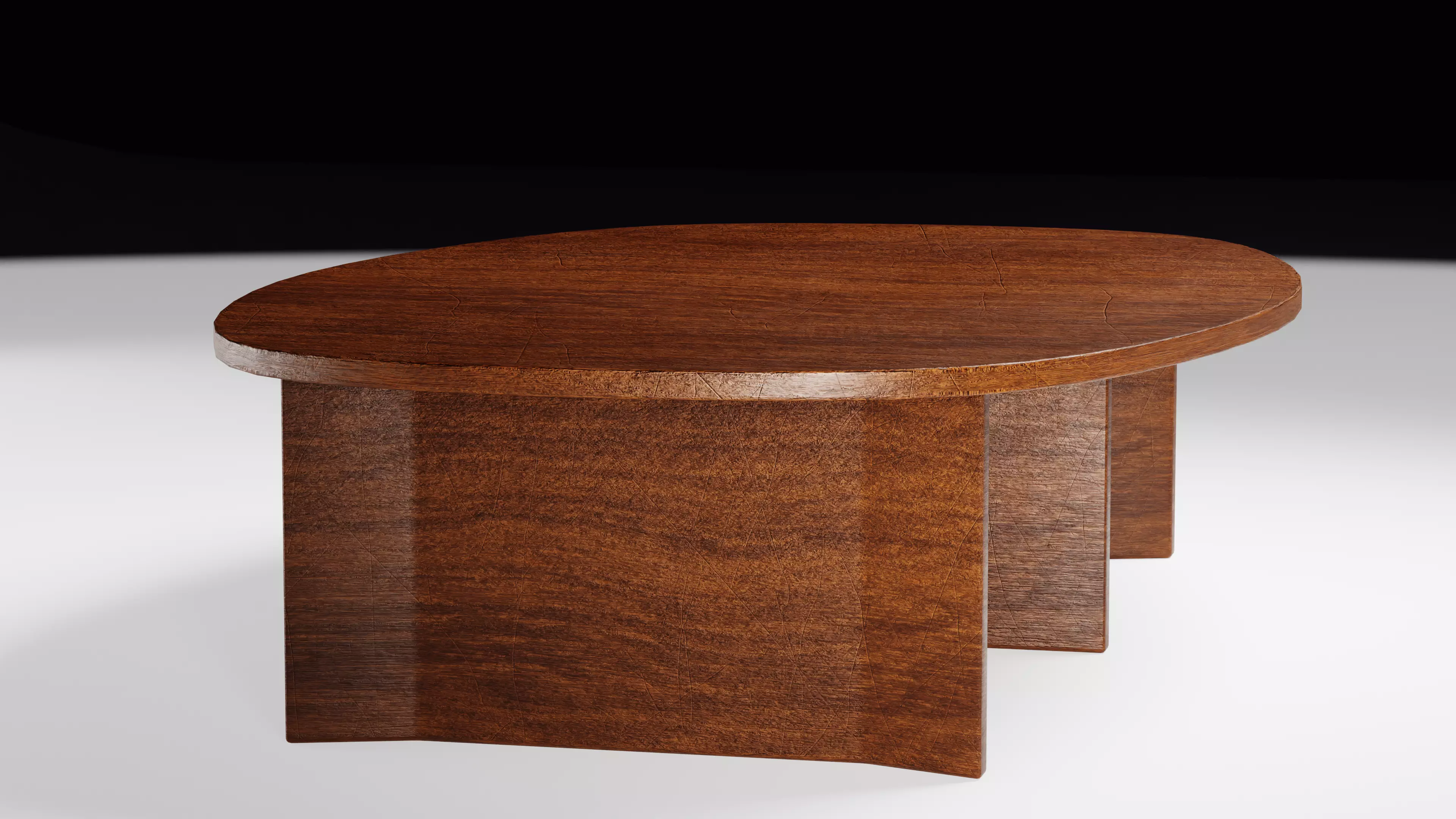 Meeting Table Office Conference Room 3D Model Low-poly 3D model_9