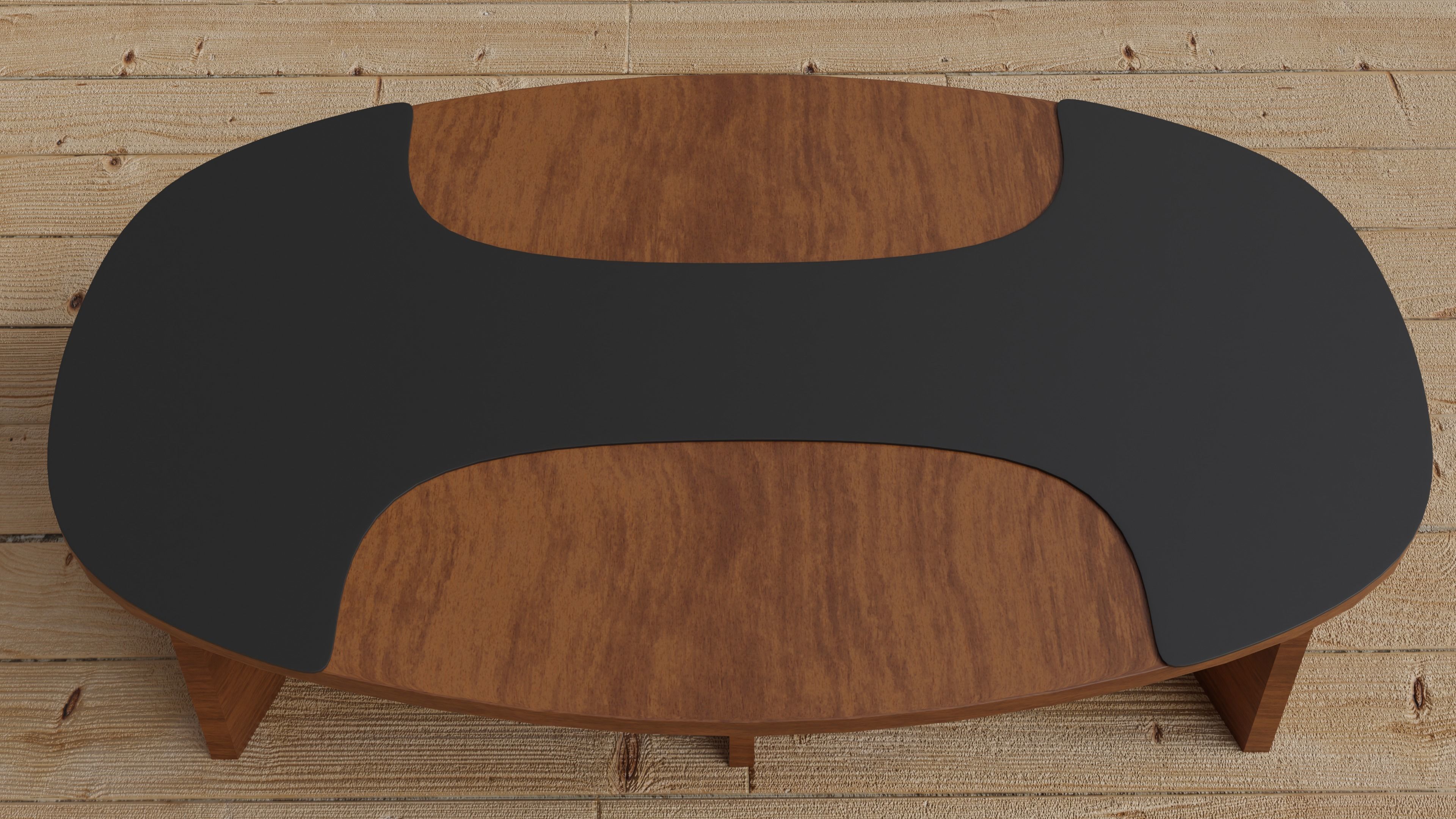 Meeting Table Office Conference Room 3D Model Low-poly 3D model_14