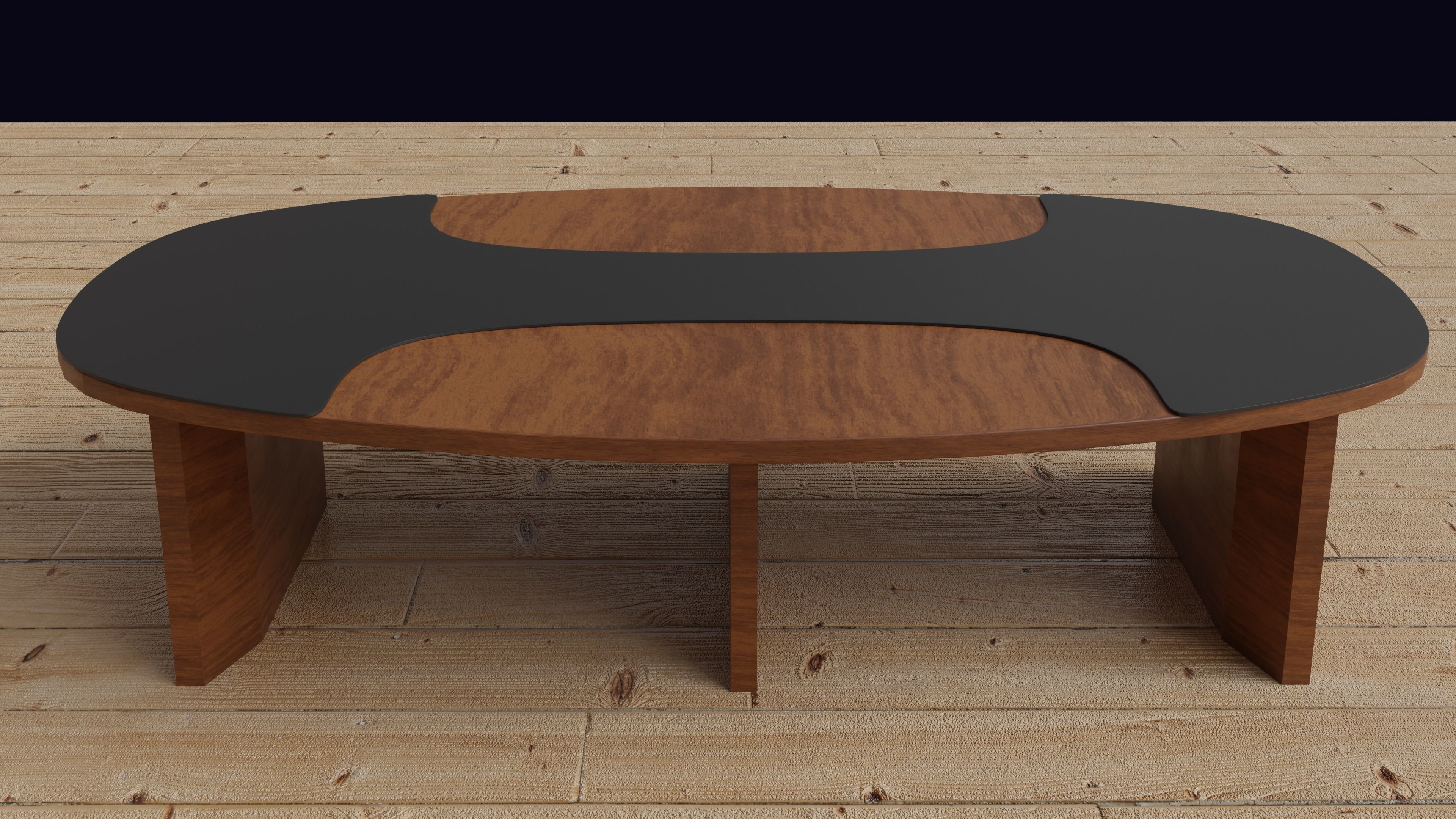 Meeting Table Office Conference Room 3D Model Low-poly 3D model_12