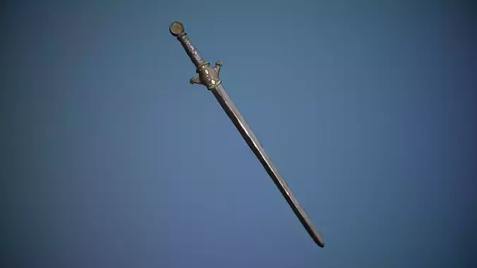 Rusty Celtic Sword 