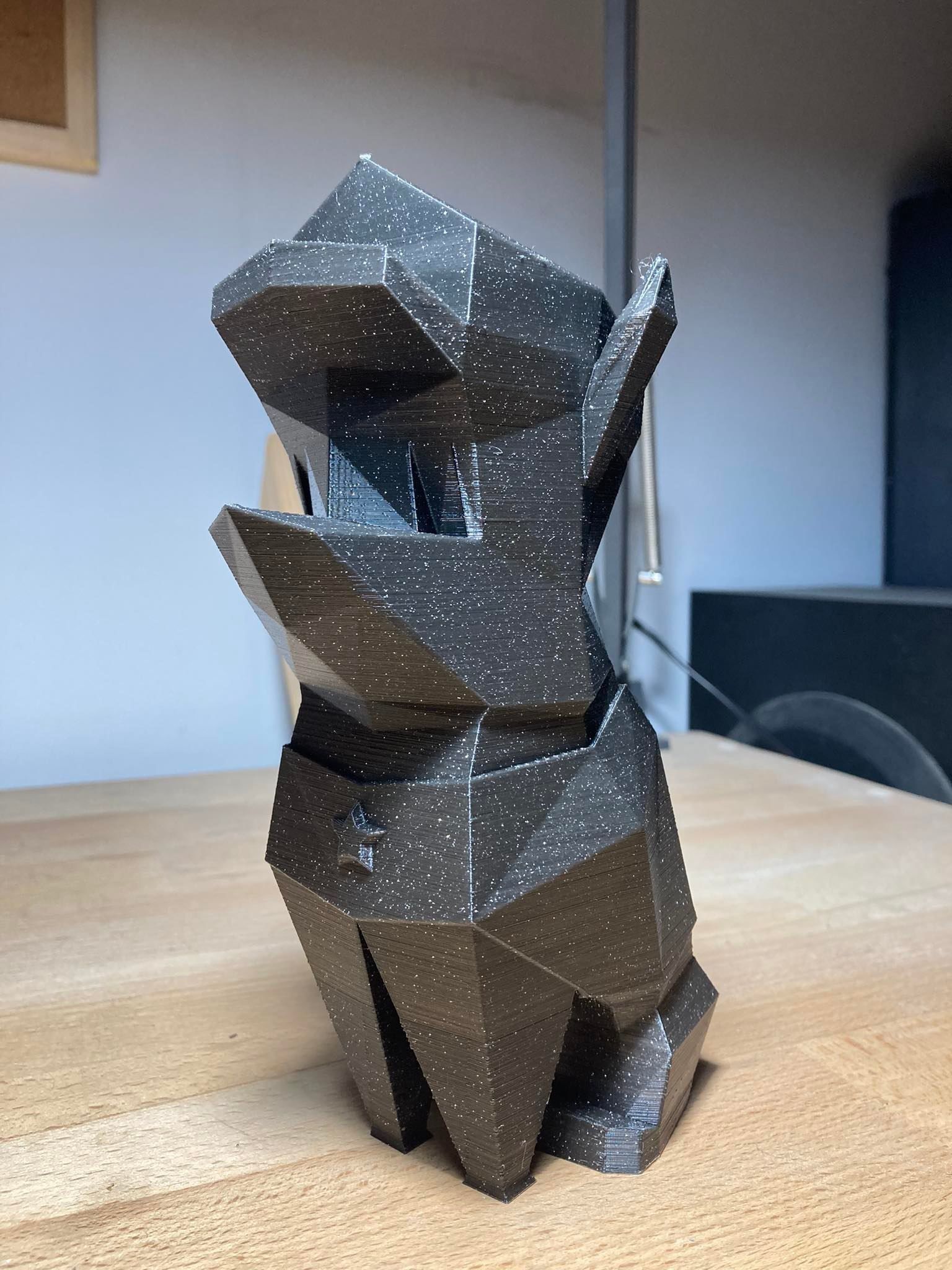 Piggy bank Chase Paw Patrol Low-poly 3D print model_4