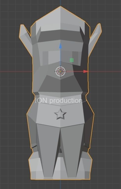 Piggy bank Chase Paw Patrol Low-poly 3D print model_5