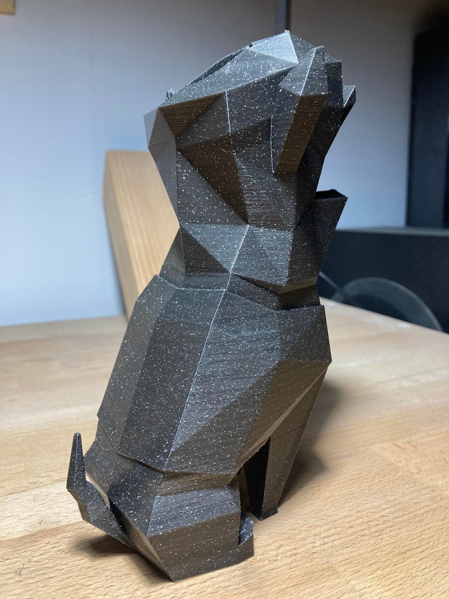 Piggy bank Chase Paw Patrol Low-poly 3D print model_3