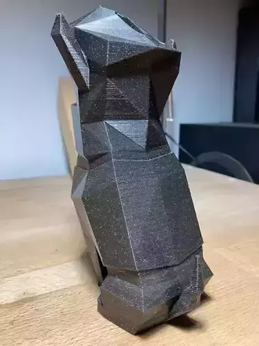 Piggy bank Chase Paw Patrol Low-poly 3D print model