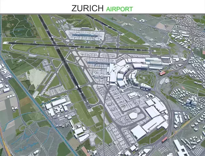 Zurich Airport 10km