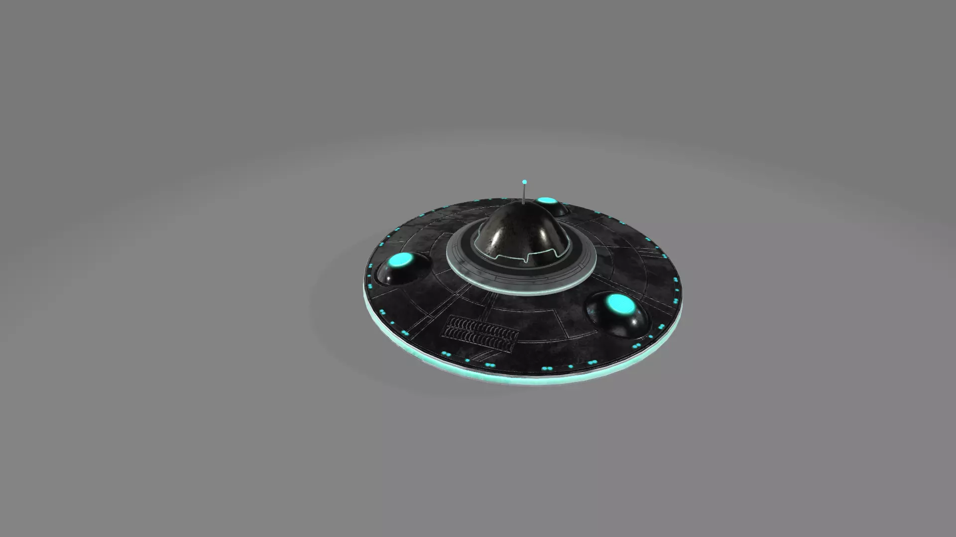 ufo retro style 3D model