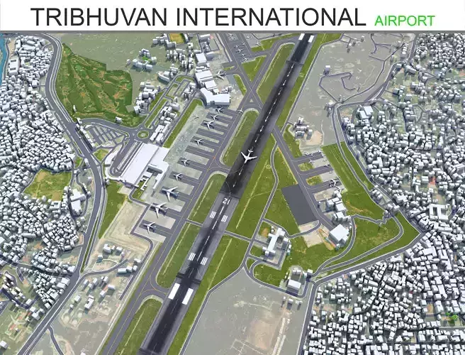 Tribhuvan International Airport 10km