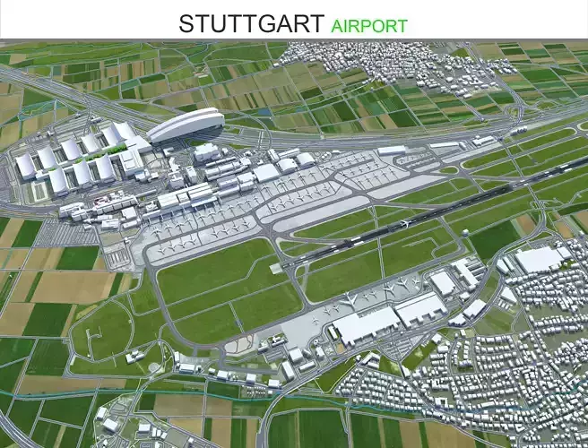 Stuttgart Airport 10km