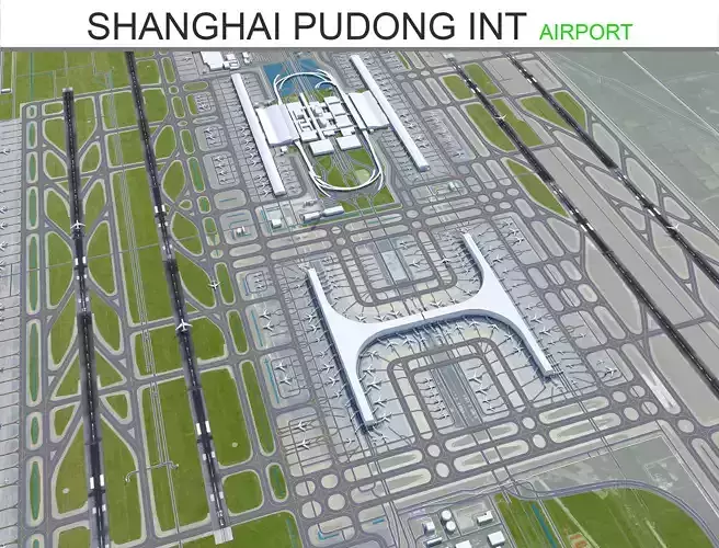 Shanghai Pudong International Airport 15km