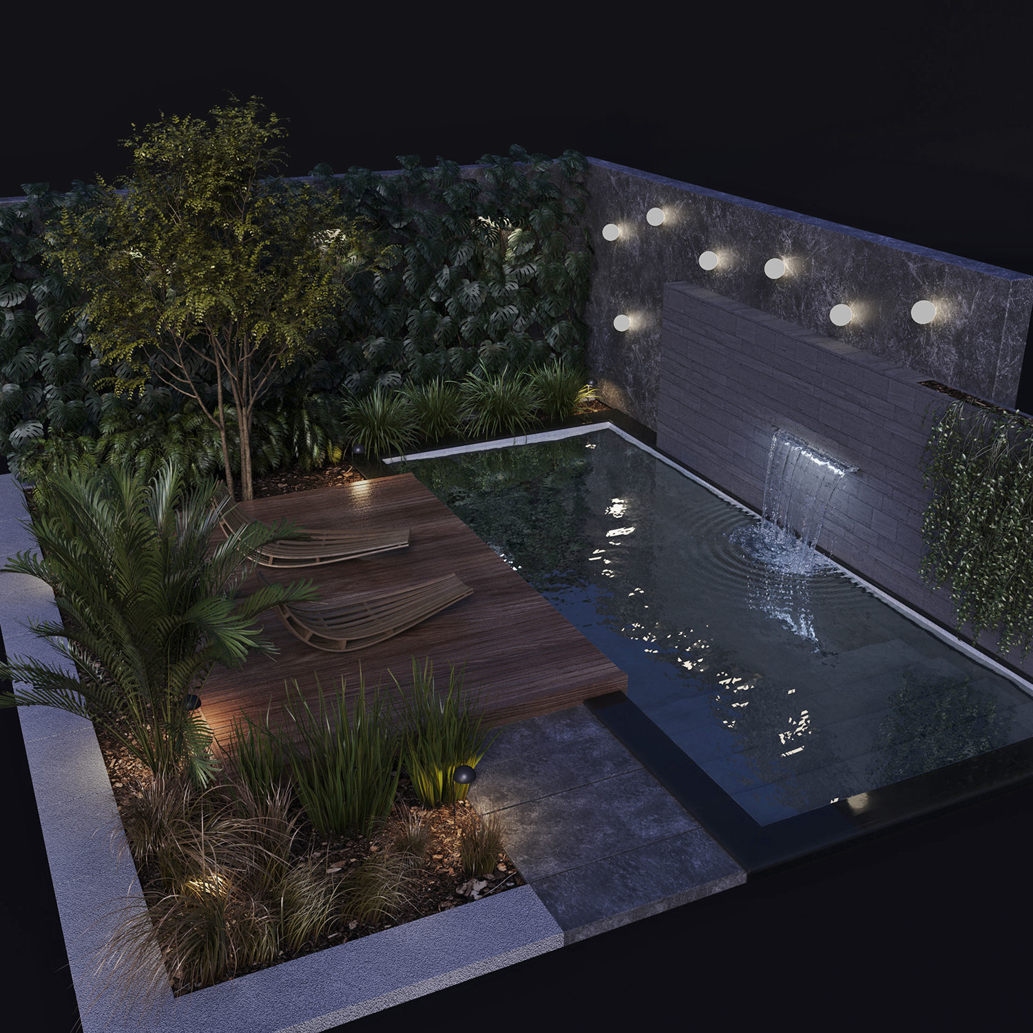 Swimming Pool 1 3D model_5