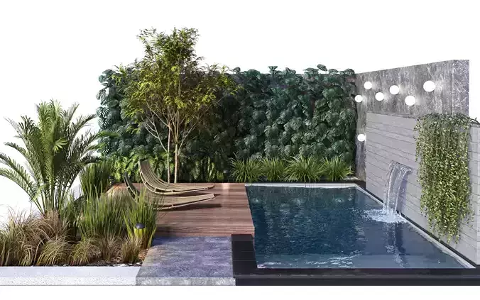 Swimming Pool 1 3D model