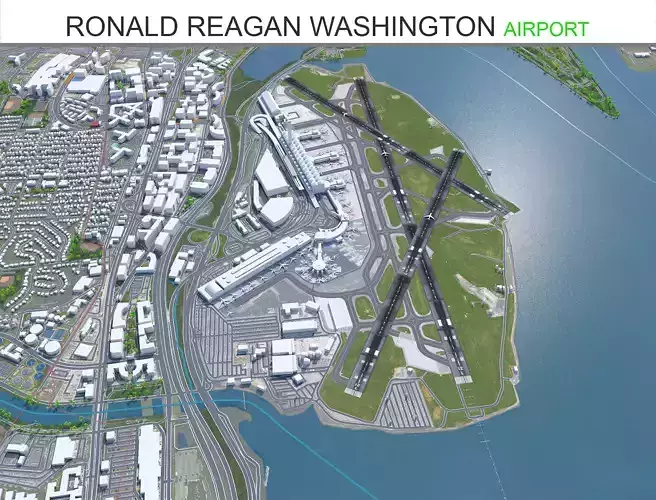 Ronald Reagan Washington Airport 8km