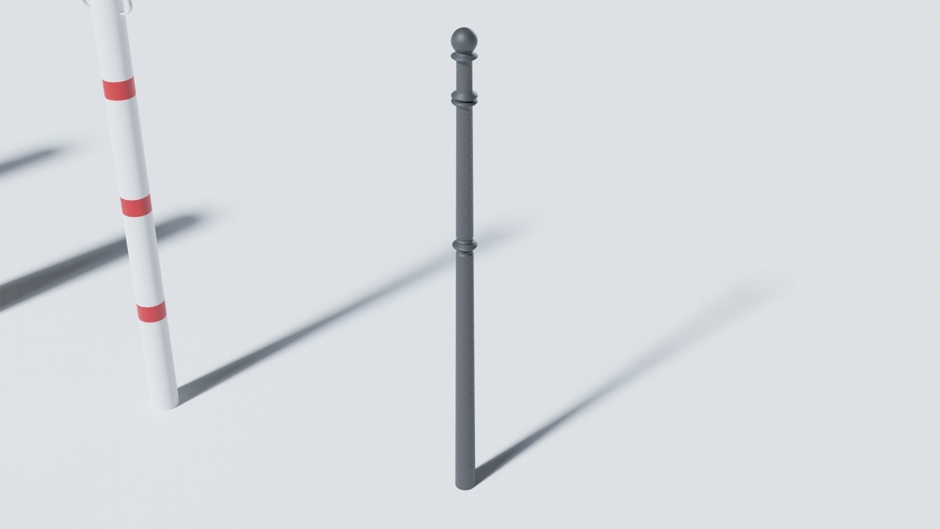 3d street poles 3d models pack Free low-poly 3D model_5