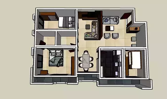 apartment floor plan