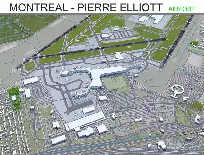 Montreal Pierre Elliott Trudeau Airport 10km