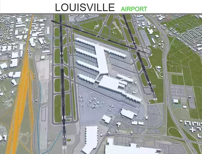 Louisville Airport 15km