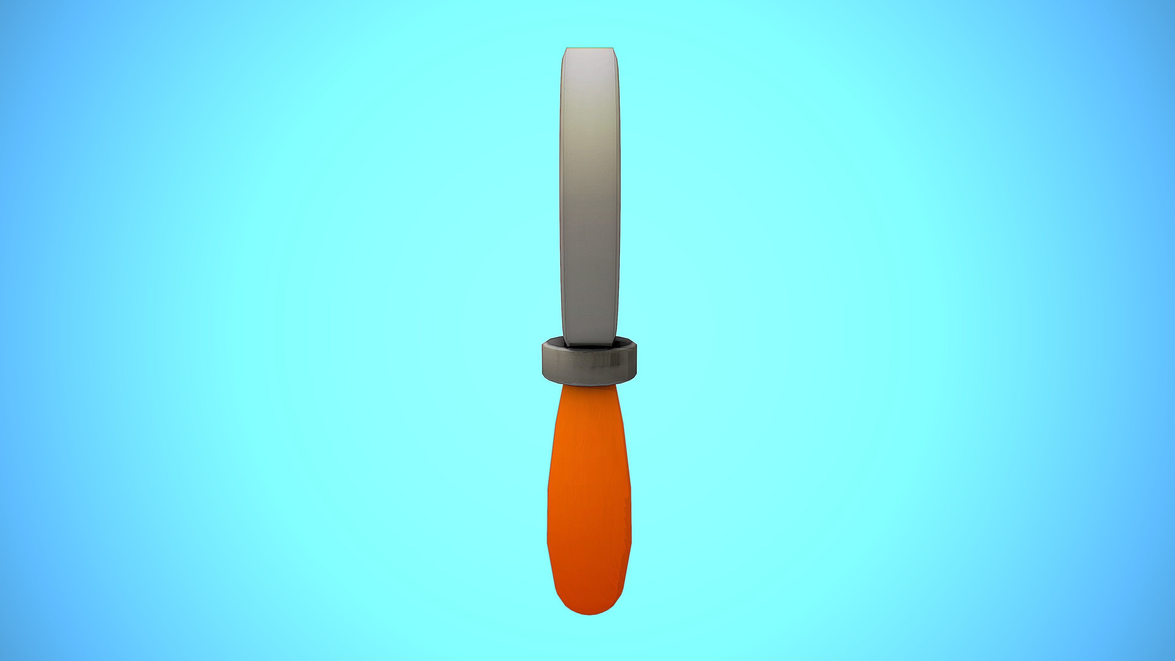 MAGNIFYING GLASS CARTOON STYLIZED 2  Low-poly 3D model_6
