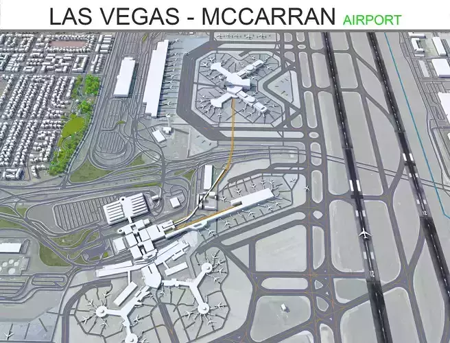 Las Vegas McCarran Airport 10km