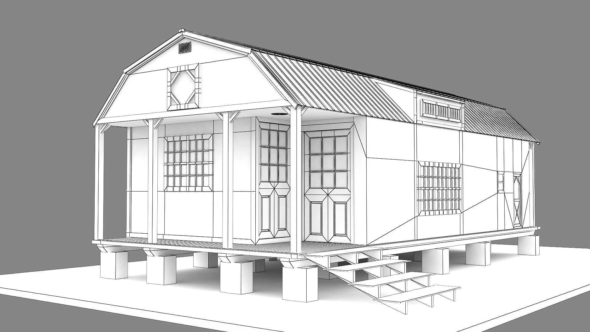 Tiny House 3D model 3D model_18