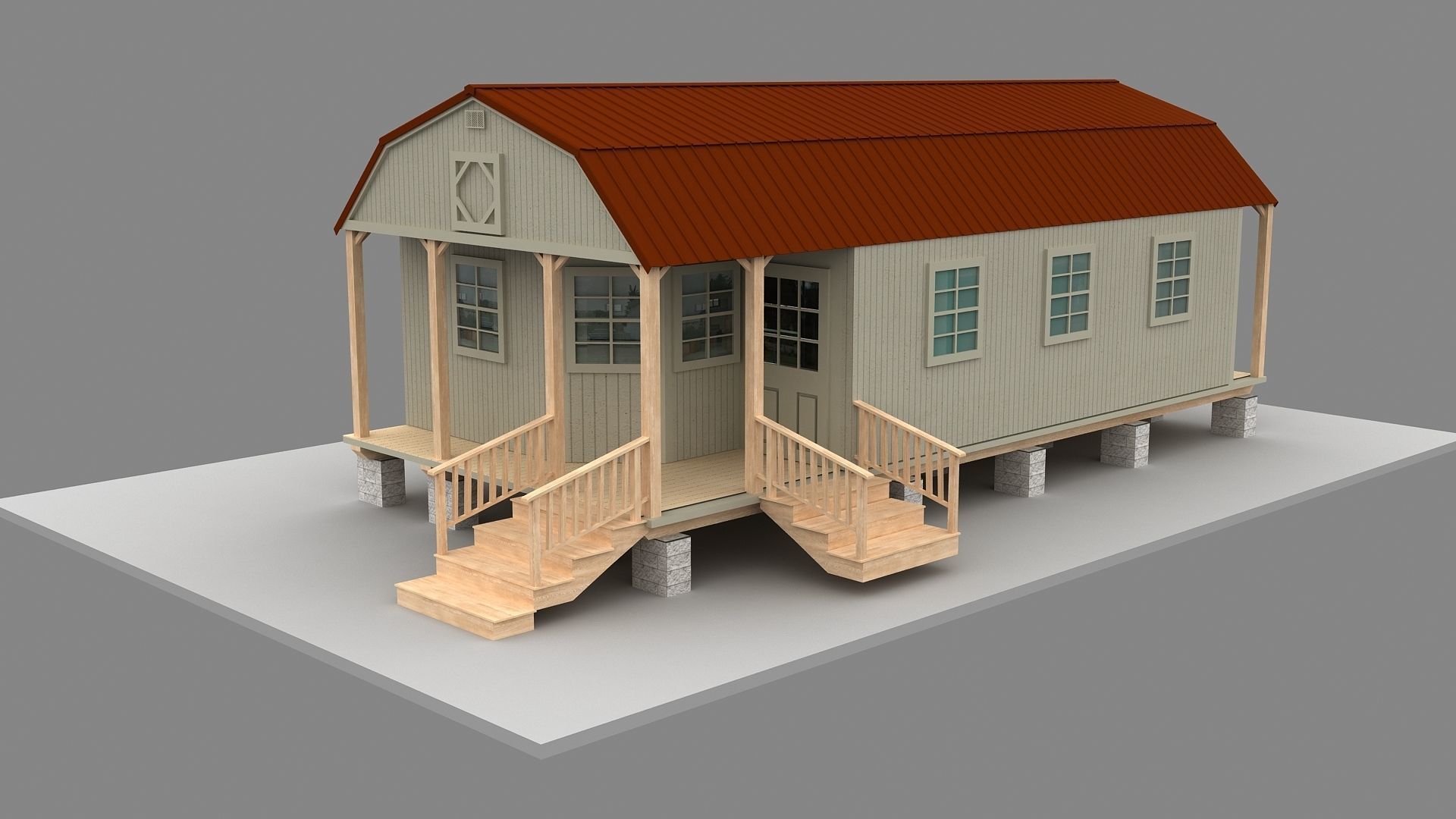 Tiny House 3D model 3D model_4