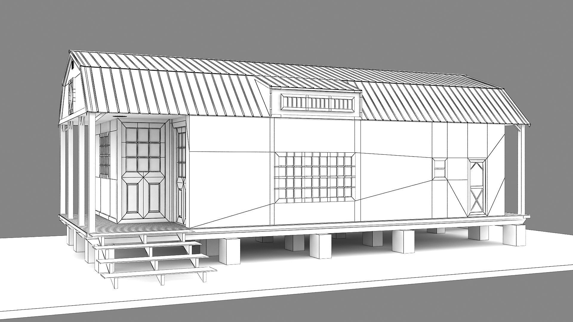 Tiny House 3D model 3D model_13