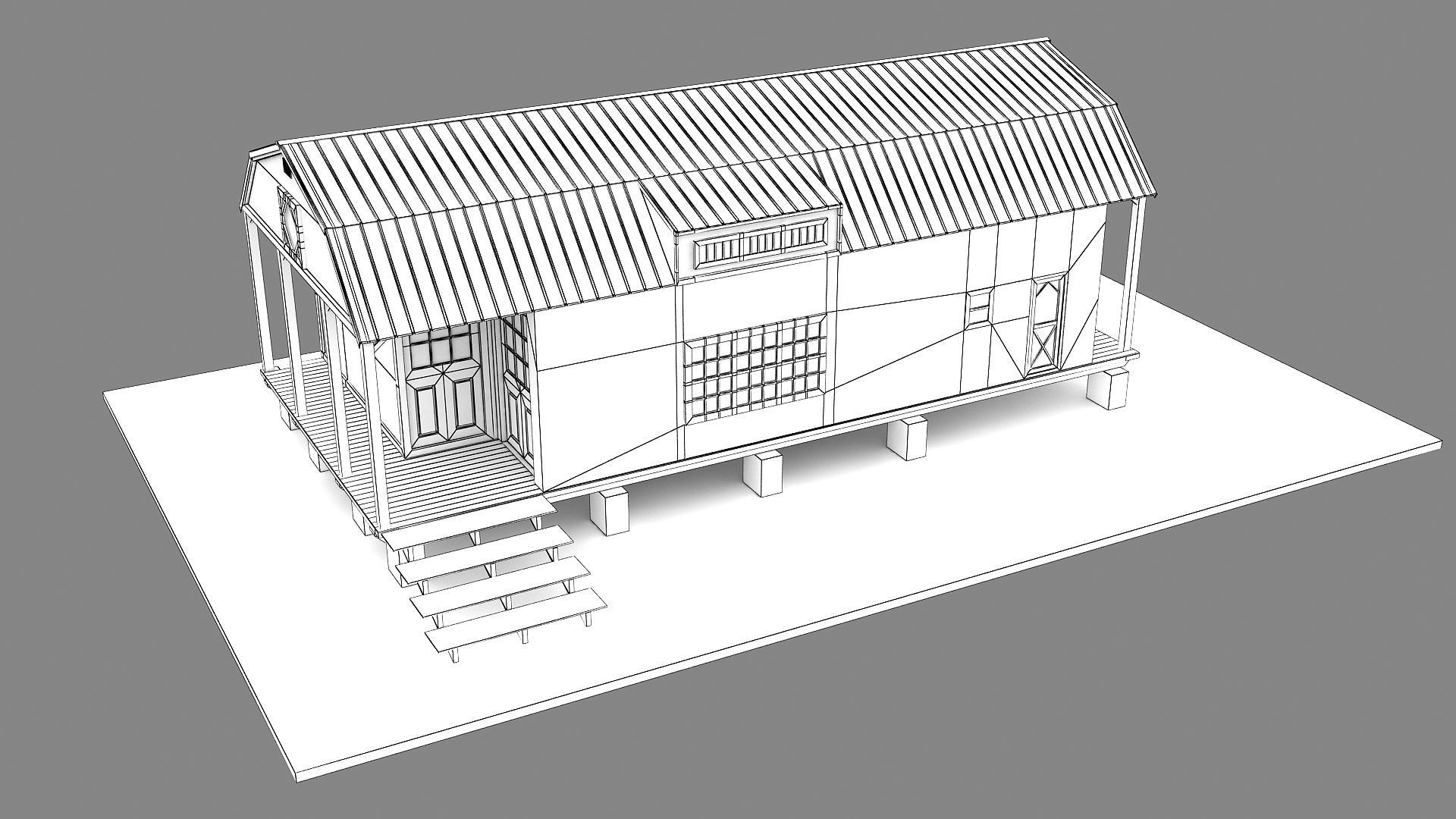 Tiny House 3D model 3D model_17