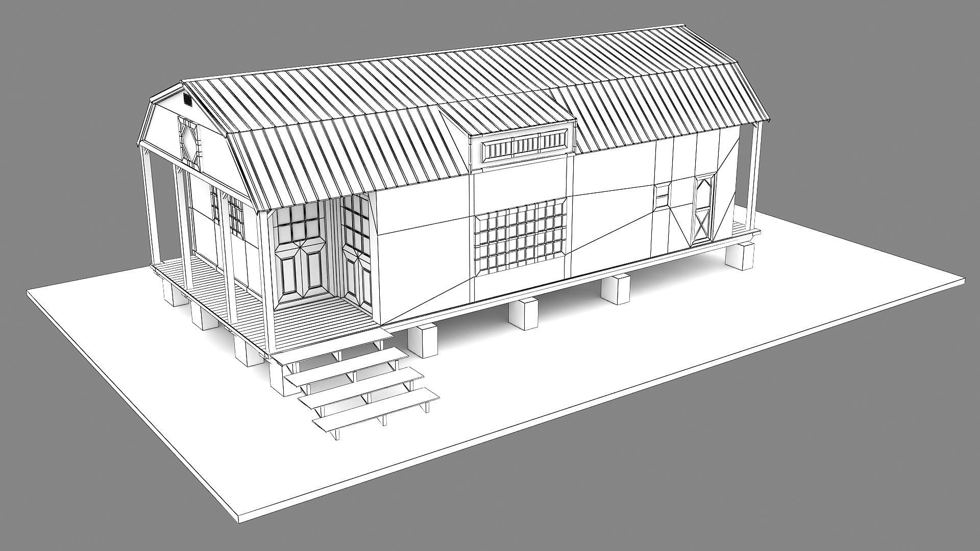Tiny House 3D model 3D model_11