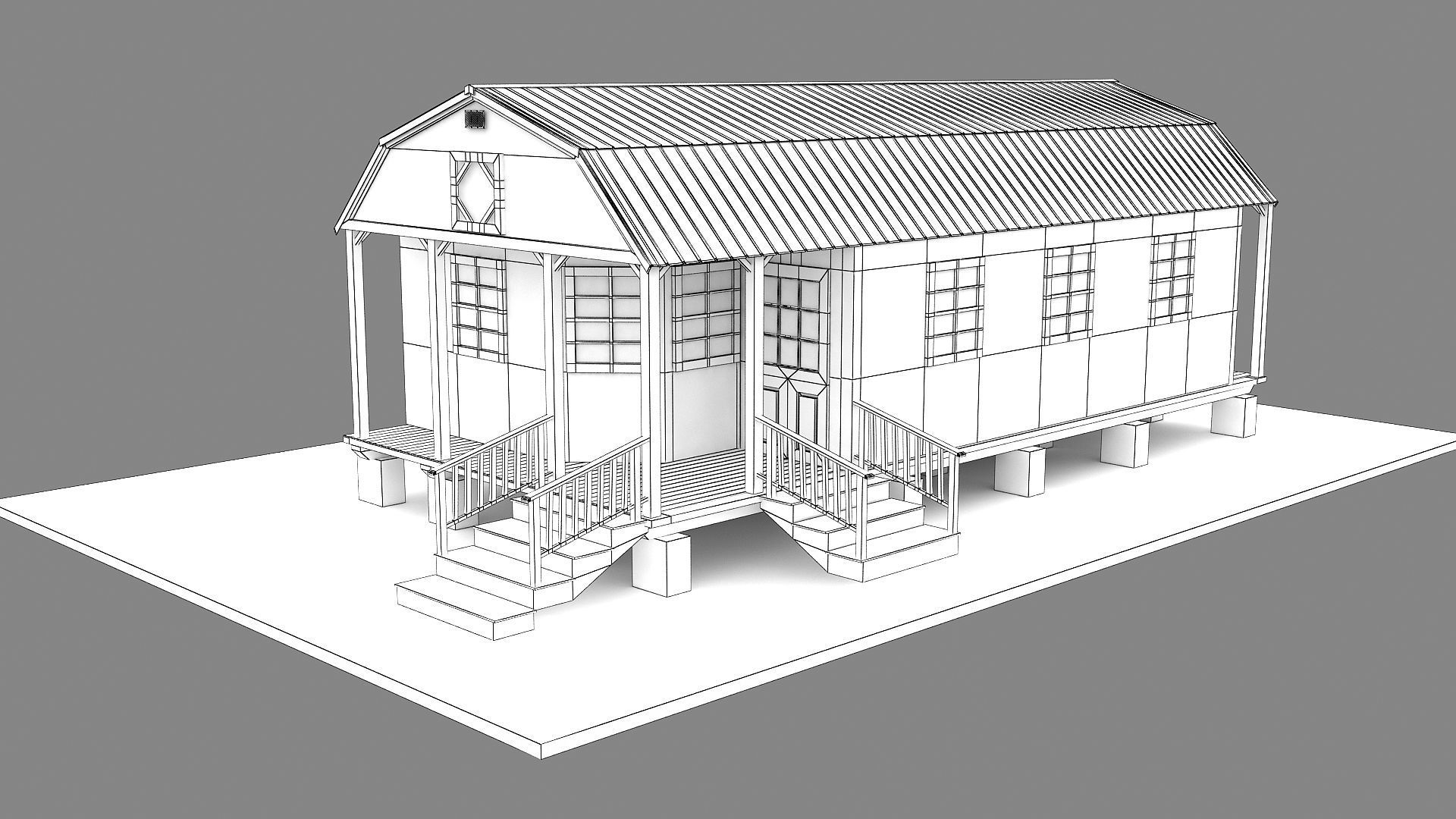 Tiny House 3D model 3D model_15