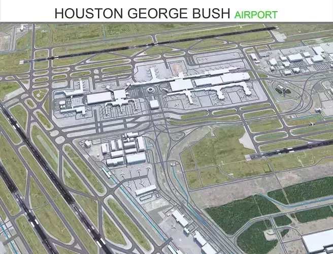 Houston George Bush Airport  15km
